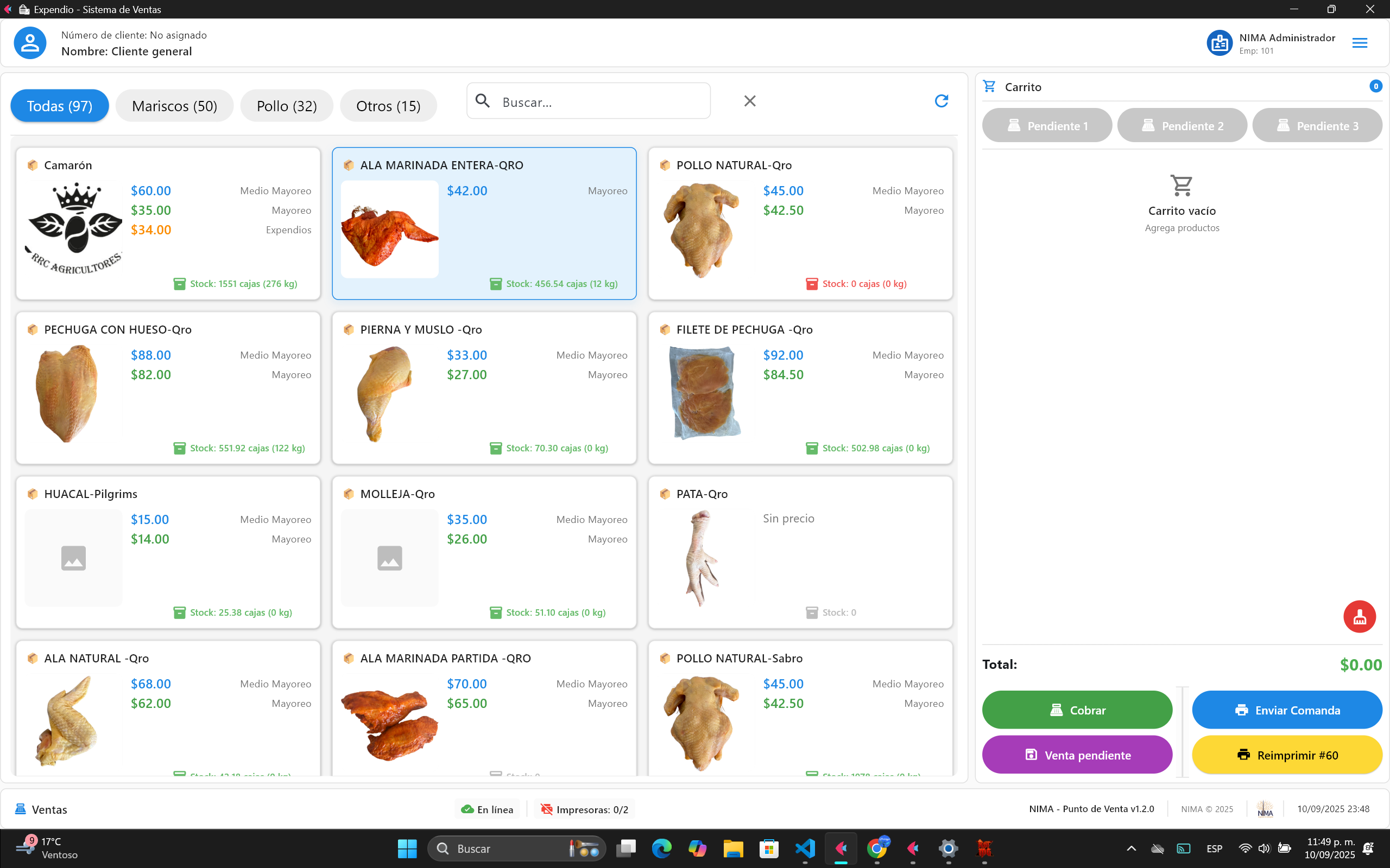 Admin dashboard for wholesale